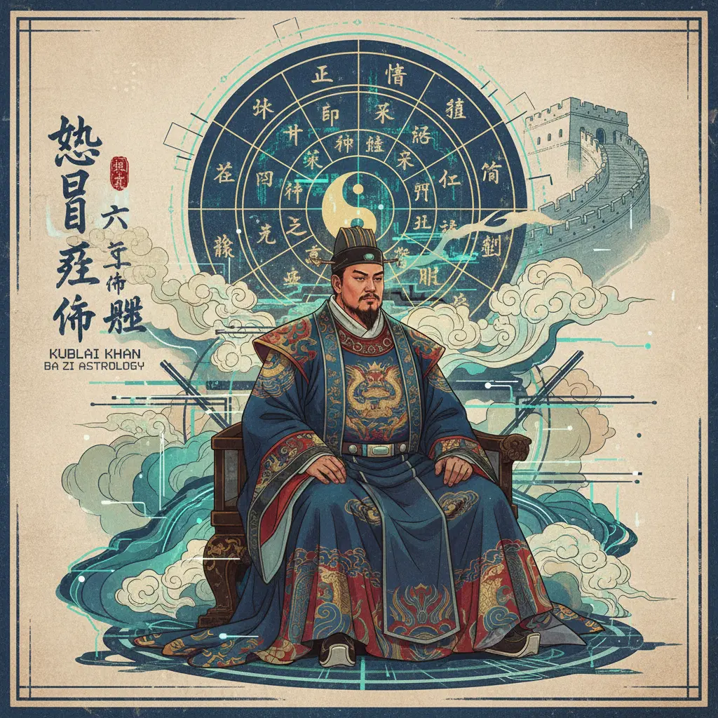 八字命盤 - 忽必烈