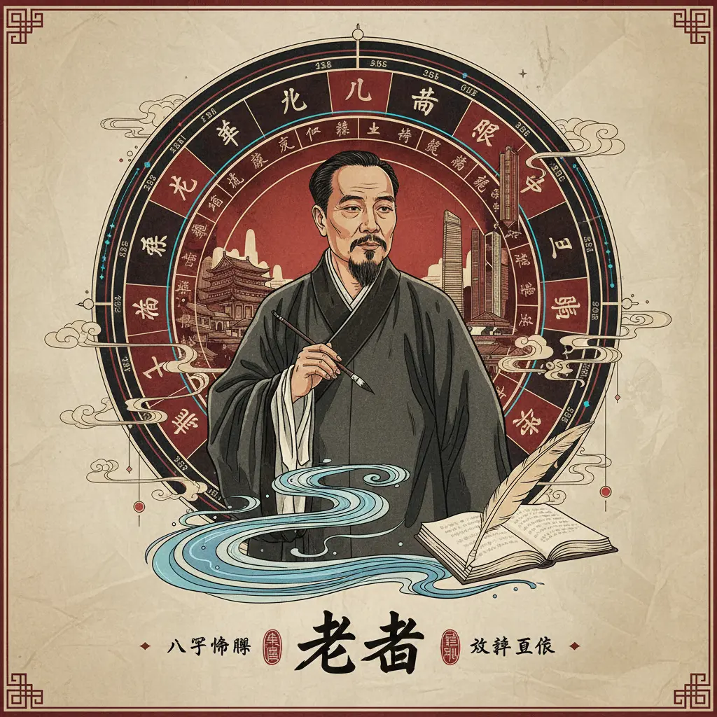八字命盤 - 老舍