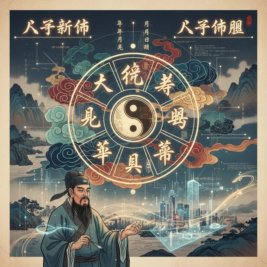 八字命盤 - 八字算命