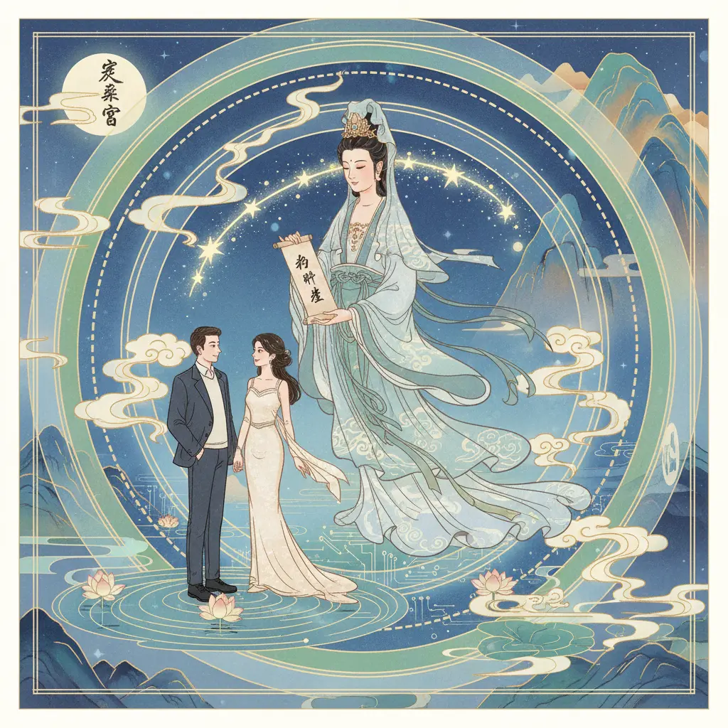 夫妻宮 - 右弼星