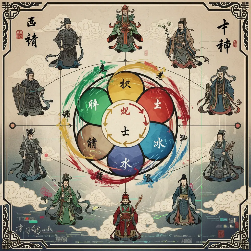 十神 - 五行生剋