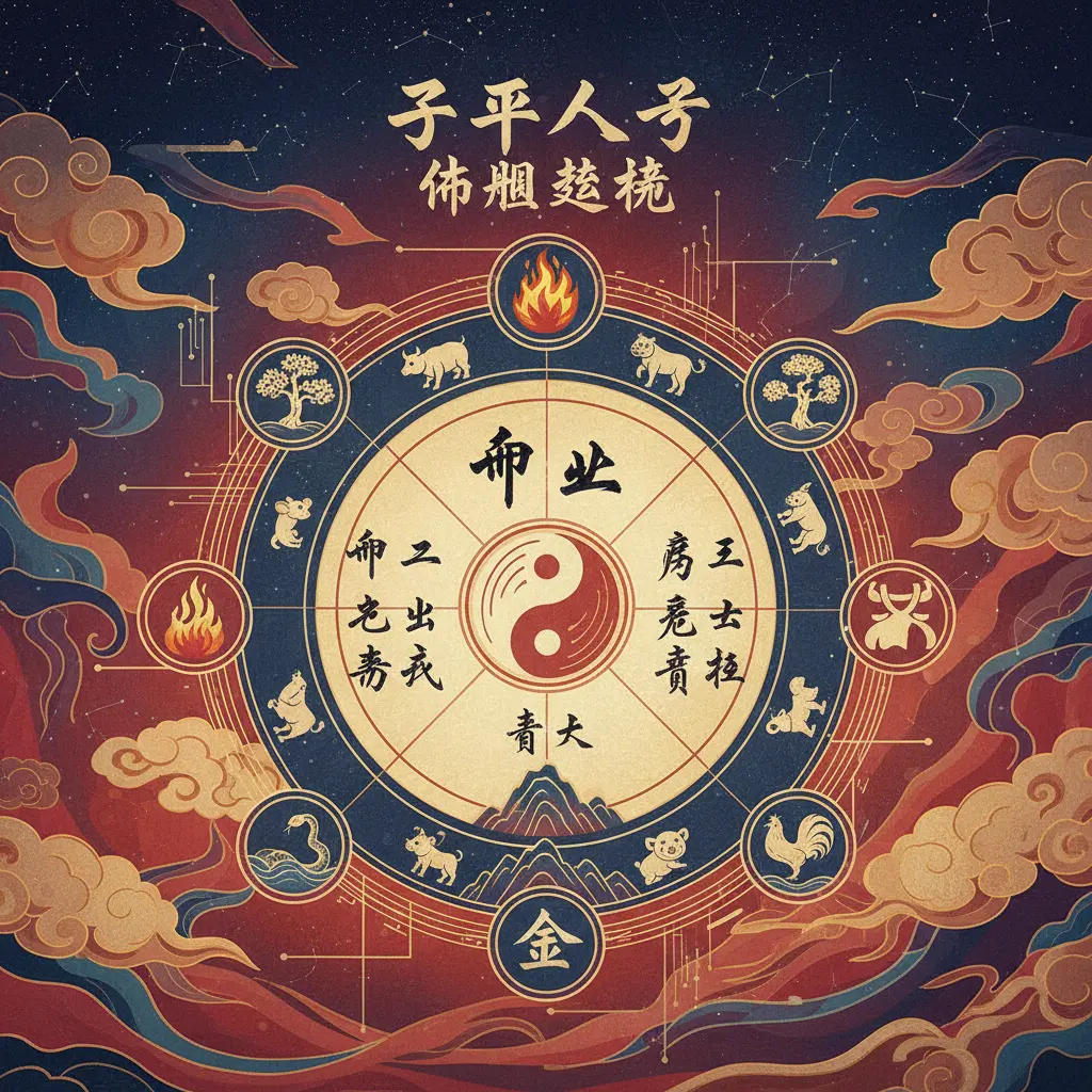 子平八字 - 八字命盤